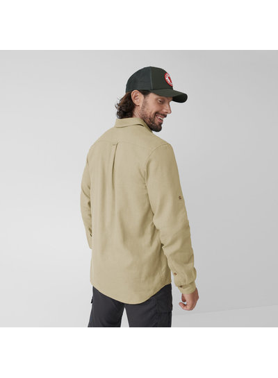 Fjällräven  FJÄLLRÄVEN Mens Övik Travel LS Shirt -  Green