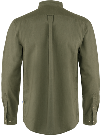 Fjällräven  FJÄLLRÄVEN Mens Övik Travel LS Shirt -  Green