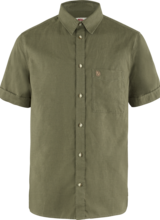 Fjällräven  FJÄLLRÄVEN Mens Övik Travel SS Shirt -  Green