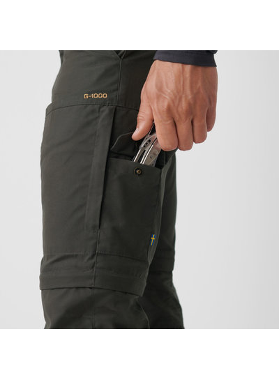 Fjällräven  FJÄLLRÄVEN M's Karl Pro Zip Off Trouser - Dark Grey