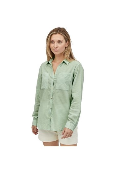 Patagonia  Patagonia Womens Lightweight A/C Buttondown Shirt - Green