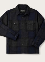 FILSON  FILSON Mackinaw Jac Shirt -  Navy Charcoal Plaid