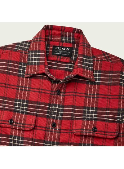 FILSON  FILSON  Vintage Flannel Work Shirt - Beacon Red