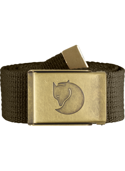 Fjällräven  FJÄLLRÄVEN Canvas Brass Belt - Dark Olive