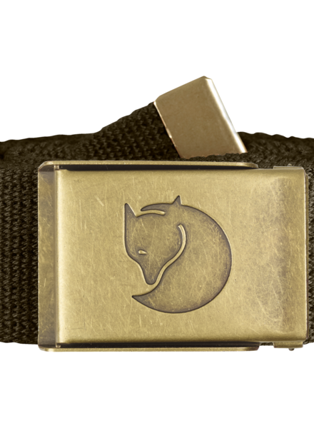 Fjällräven  FJÄLLRÄVEN Canvas Brass Belt - Dark Olive