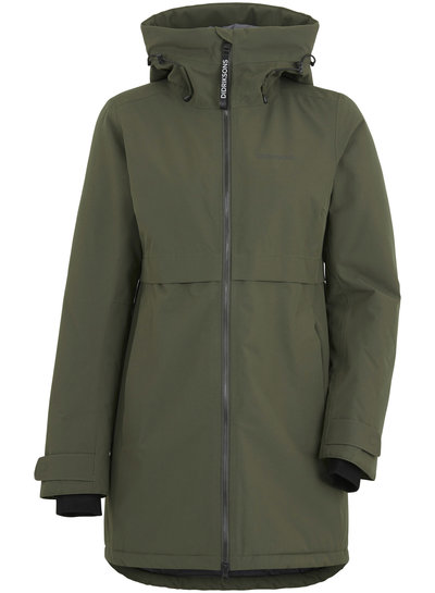 DIDRIKSONS 1913  Didriksons Helle Womens Parka - Deep Green