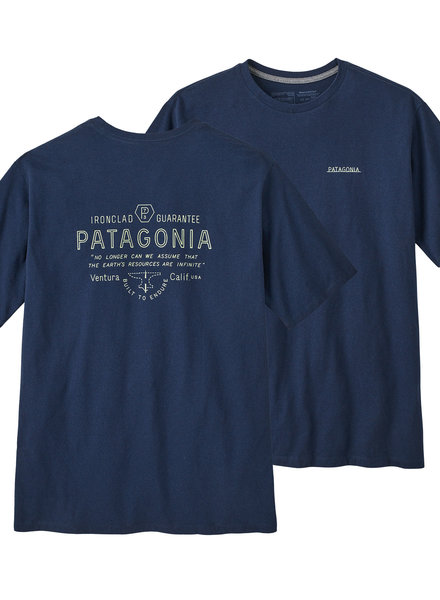 Patagonia  Patagonia Men's Forge Mark Responsibili-Tee - Blue