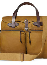 FILSON  FILSON 24 Hour Tin Briefcase - Dark Tan