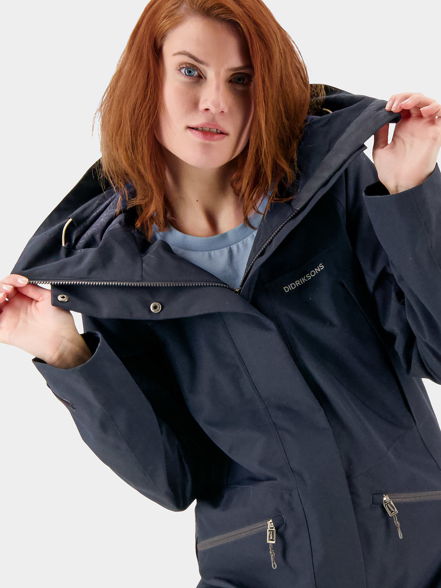 Didriksons Womens Ilma Parka - - Night Dark Blue