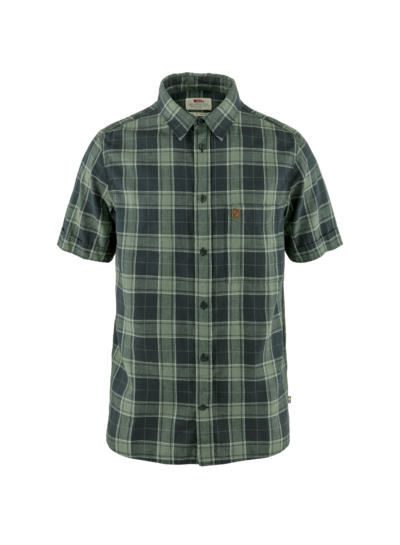 Fjällräven  FJÄLLRÄVEN Mens Övik Travel SS Shirt -  Dark Navy