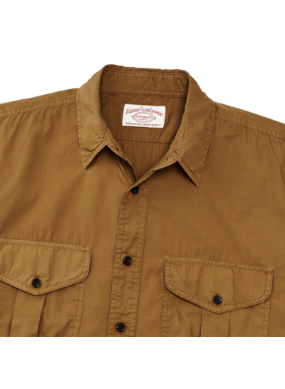 FILSON  FILSON Washed SS Feather Cloth Shirt - Gold Ochre