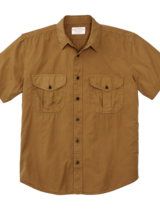 FILSON  FILSON Washed SS Feather Cloth Shirt - Gold Ochre
