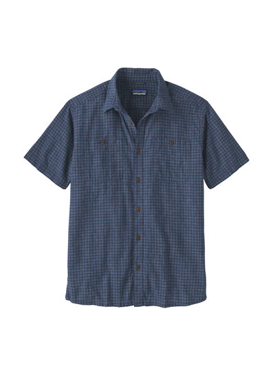 Patagonia  Patagonia Mens Back Step Shirt - Rainfall  Stone blue