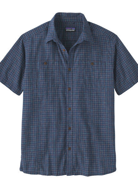 Patagonia  Patagonia Mens Back Step Shirt - Rainfall  Stone blue