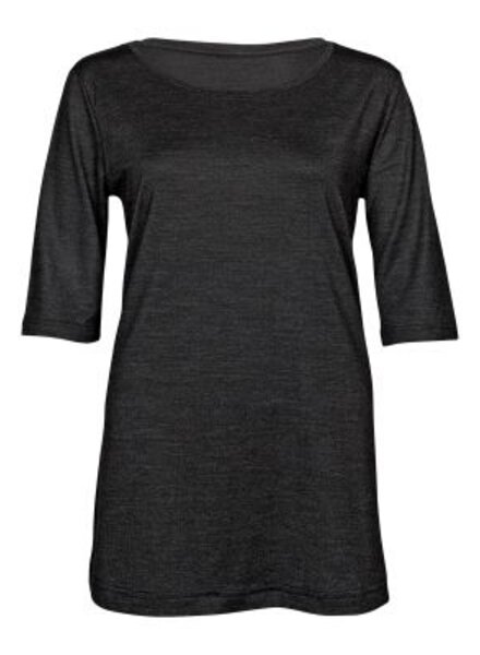 Palgero Palgero Liv Merino 3/4 Longsleeve Damen - Anthrazit Meliert