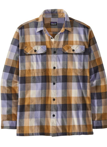 Patagonia  Patagonia Mens Organic Cotton Fjord Flannel Shirt - Dried Mango