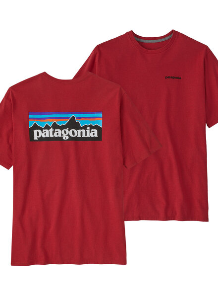 Patagonia  Patagonia Men's P-6 Logo Responsibili-Tee - Touring Red