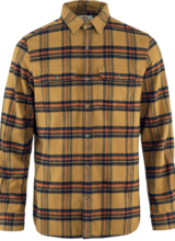 Fjällräven  FJÄLLRÄVEN Mens Övik Heavy Flannel Shirt -  Brown