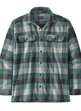 Patagonia  Patagonia Mens Organic Cotton MW Fjord Flannel Shirt - Nouveau Green