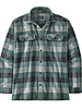 Patagonia  Patagonia Mens Organic Cotton Fjord Flannel Shirt - Nouveau Green