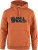 Fjällräven  FJÄLLRÄVEN Mens Logo Hoodie - Terracotta Brown