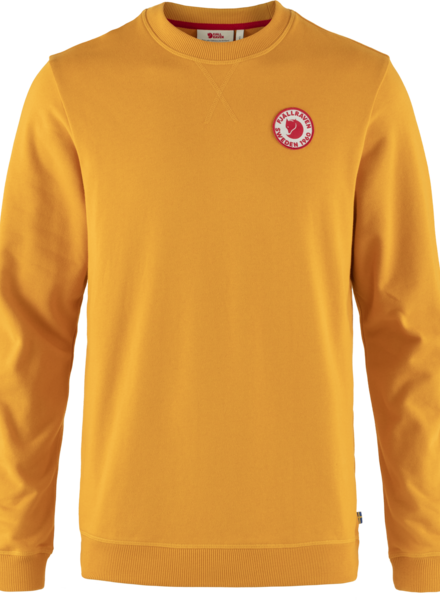 Fjällräven  FJÄLLRÄVEN Mens 1960 Logo Badge Sweater - Yellow