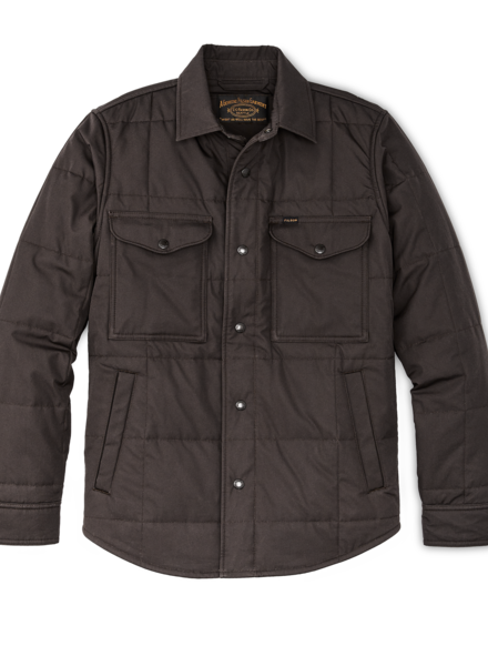 FILSON  FILSON Cover Cloth Quilted Jac Shirt -  Cinder