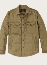 FILSON  FILSON Cover Cloth Quilted Jac Shirt -  Olive