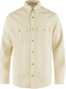 Fjällräven  FJÄLLRÄVEN Mens Övik Travel LS Shirt -  Chalk White