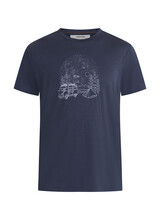 Icebreaker  ICEBREAKER Mens Tech Lite SS Crewe Van Camp - Graphite
