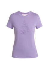 Icebreaker  ICEBREAKER  Tech Lite SS Tee Hike Path Damen - Purple