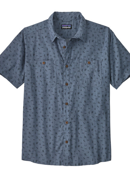 Patagonia  Patagonia Mens Back Step Shirt - Utility Blue