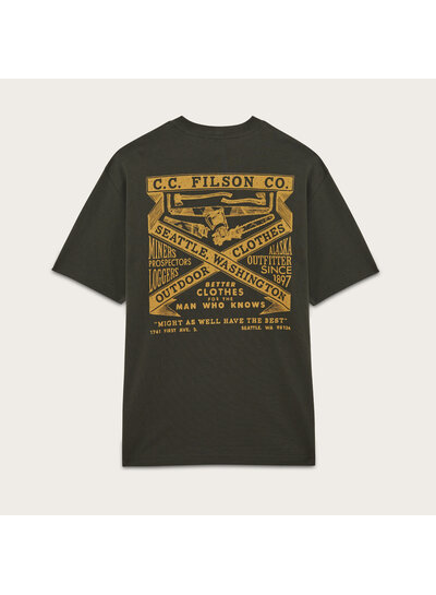 FILSON  FILSON SS Frontier Graphic T- Shirt -  Green