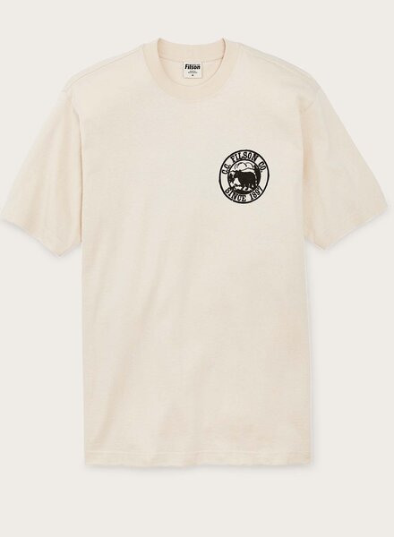 FILSON  FILSON SS Frontier Graphic T- Shirt -  Natural Bear