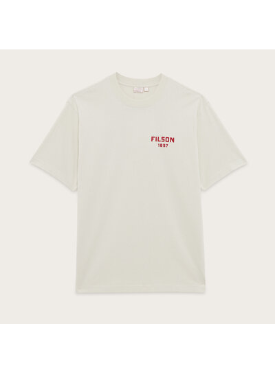 FILSON  FILSON SS Frontier Graphic T- Shirt -   Natural