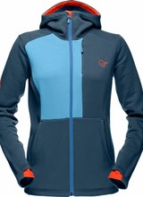 Norrona Norrona W's Narvik Warm 2 Stretch Zip Hood - Beyond Blue