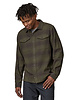 Patagonia  Patagonia Mens Organic Cotton Fjord Flannel Shirt - Basin Green