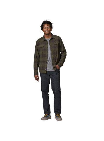 Patagonia  Patagonia Mens Organic Cotton Fjord Flannel Shirt - Basin Green