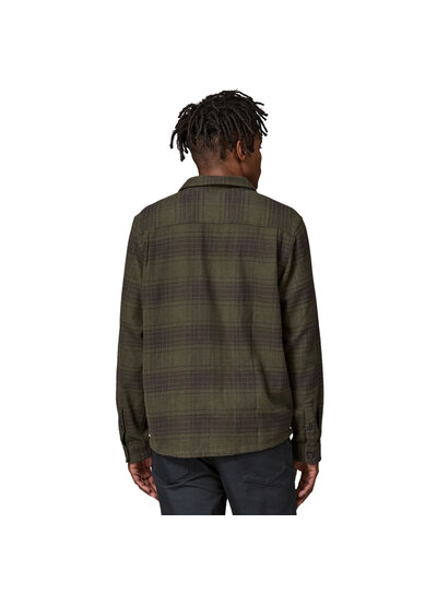 Patagonia  Patagonia Mens Organic Cotton Fjord Flannel Shirt - Basin Green