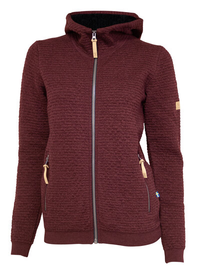 Ivanhoe Ivanhoe of Sweden Womens Morel Hood - Ruby Wine