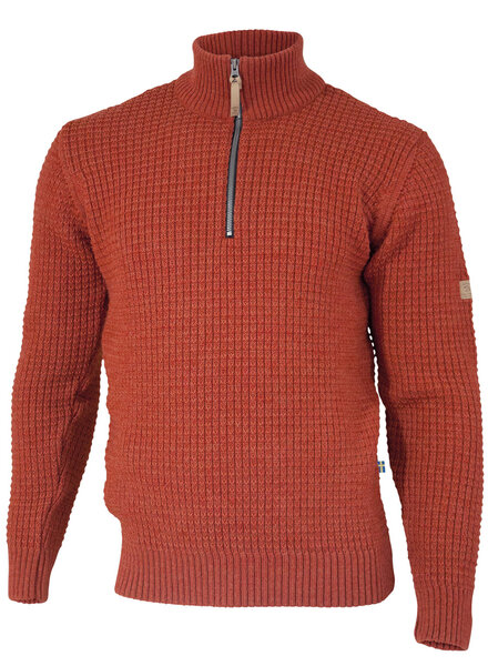 Ivanhoe Ivanhoe of Sweden Moritz Half Zip - Red Clay
