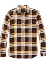 FILSON  FILSON  Vintage Flannel Work Shirt - Brown Yellow Multi