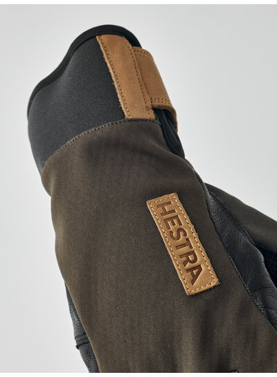 Hestra  HESTRA Ergo Grip Active Woolterry Finger Unisex - Green Black