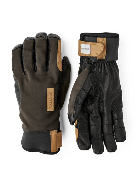 Hestra  HESTRA Ergo Grip Active Woolterry Finger Unisex - Green Black