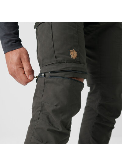 Fjällräven  FJÄLLRÄVEN M's Karl Pro Zip Off Trouser - Dark Olive
