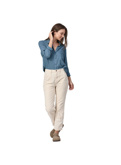 Patagonia  Patagonia Womens Lightweight A/C Buttondown Shirt - Fleck Blue