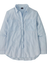 Patagonia  Patagonia Womens Lightweight A/C Buttondown Shirt - Fleck Blue