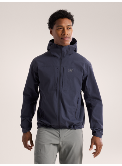 Arcteryx  ARCTERYX Mens Gamma Lightweight Hoody - Black  Sapphire