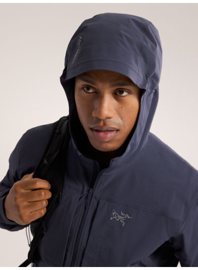 Arcteryx  ARCTERYX Mens Gamma Lightweight Hoody - Black  Sapphire