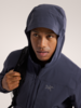 Arcteryx  ARCTERYX Mens Gamma Lightweight Hoody - Black  Sapphire